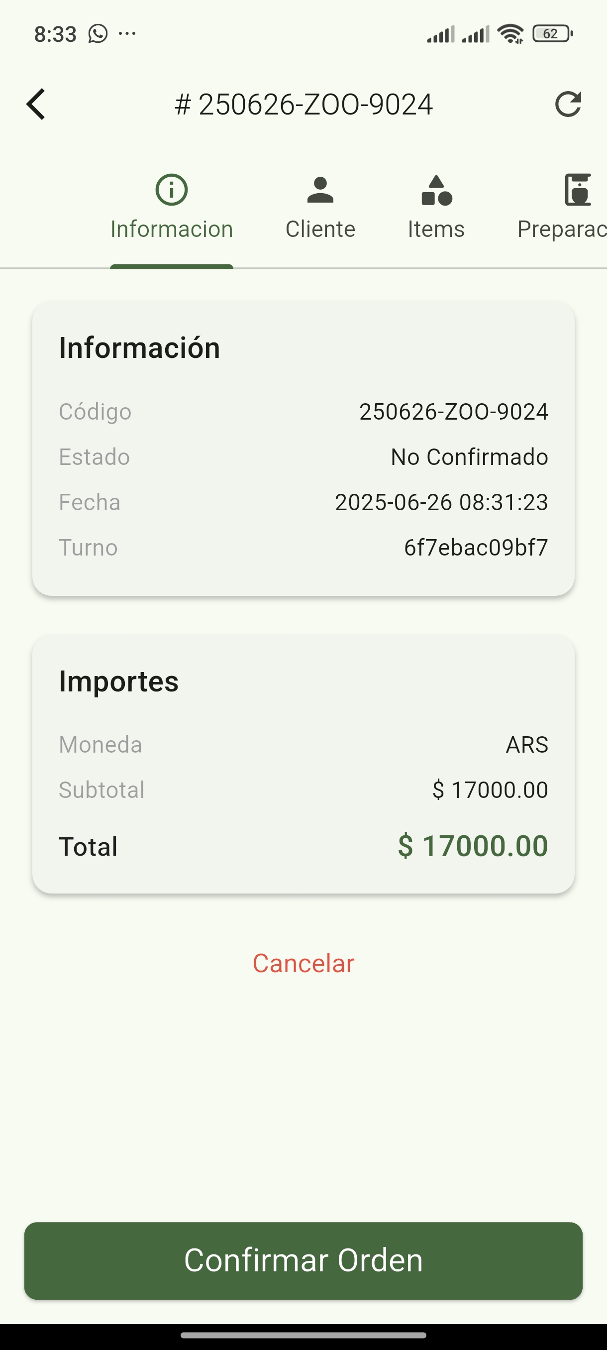 Gestión de Pedidos